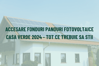 Accesare fonduri panouri fotovoltaice - Casa Verde 2024 - Admira Distribution
