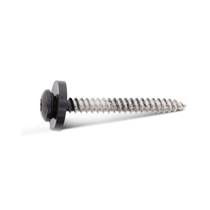 Surub pentru glaf cu saiba poliamida, filet pas mic - C 3,9 x 32 TX 15 - RAL 7016 - 200 buc.