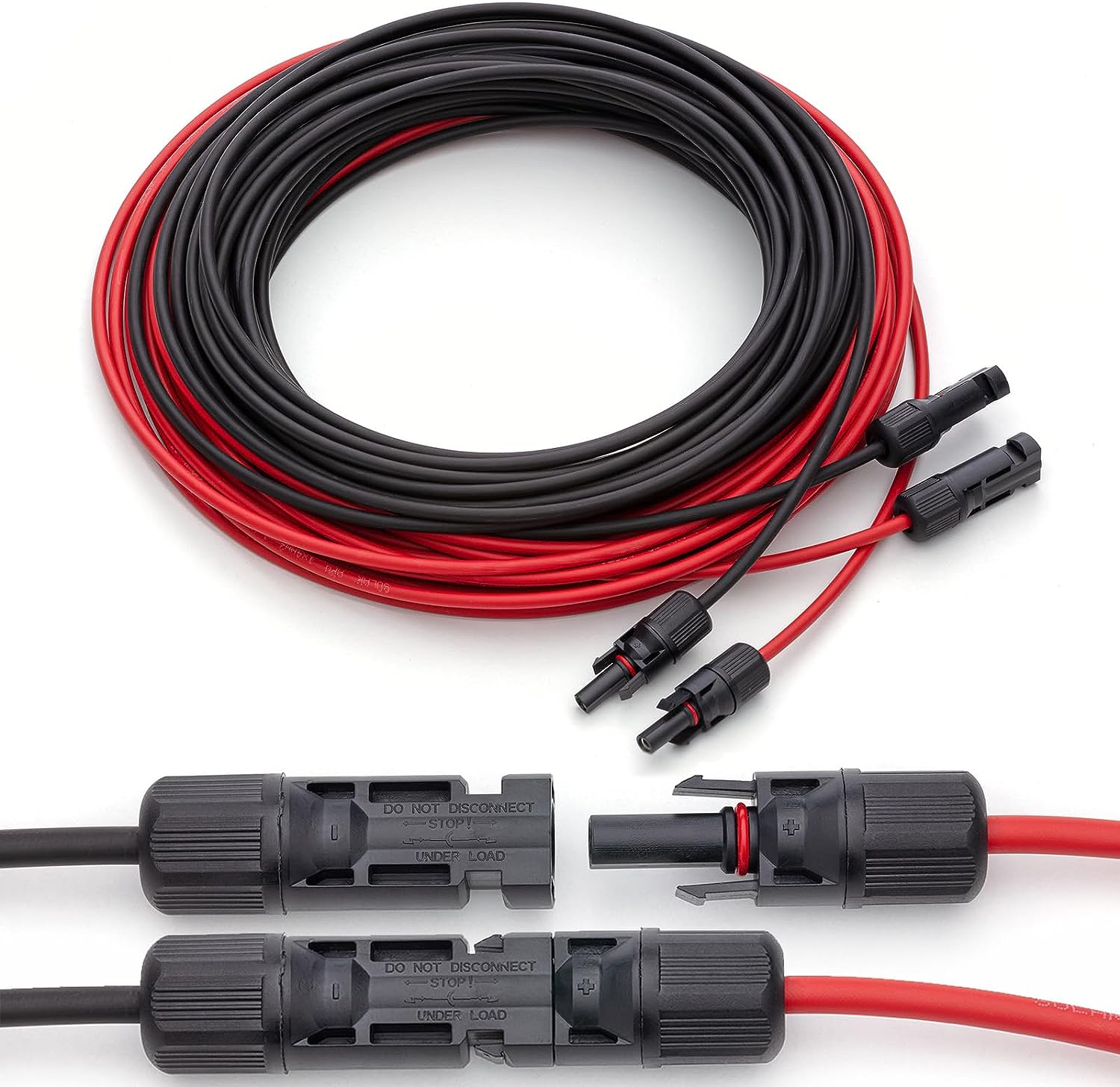 BITNER Conector complet MC4 1500V pentru cabluri 4-6 mm2 panouri solare fotovoltaice - Admira