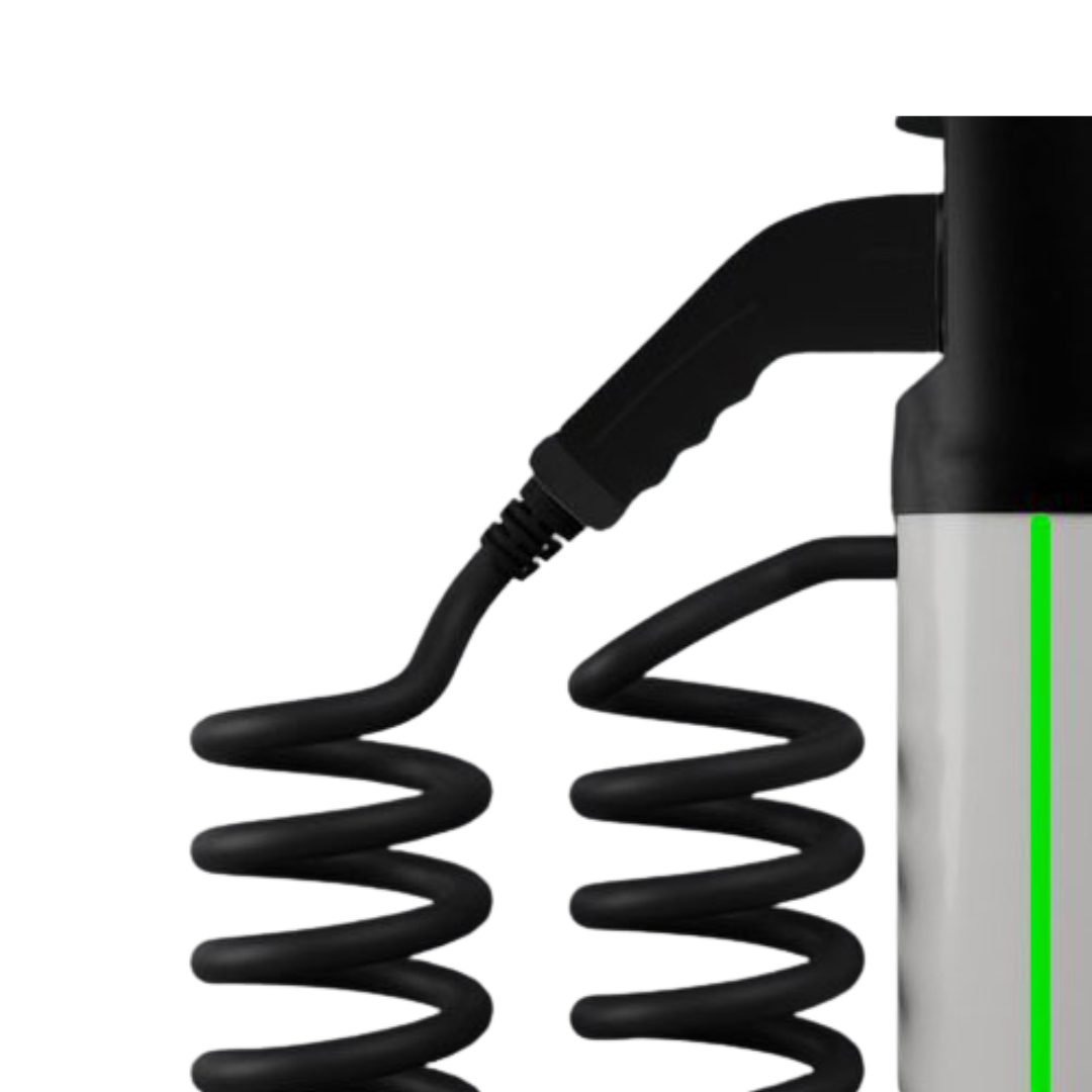 Cablu retractabil spiralat Astreea 4 5 m pentru statii incarcare masini electrice