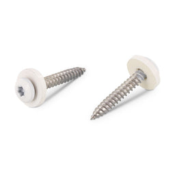 Surub pentru glaf cu saiba poliamida, filet pas mic - C 3,9 x 22 TX 15 - RAL 9003 - 200 buc.