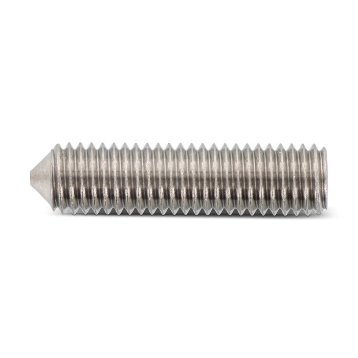 DIN 914 / ISO 4027 - Stift filetat cu locas hexagonal varf conic ascutit - M 3 x 8 mm - 500 buc. - Admira Distribution