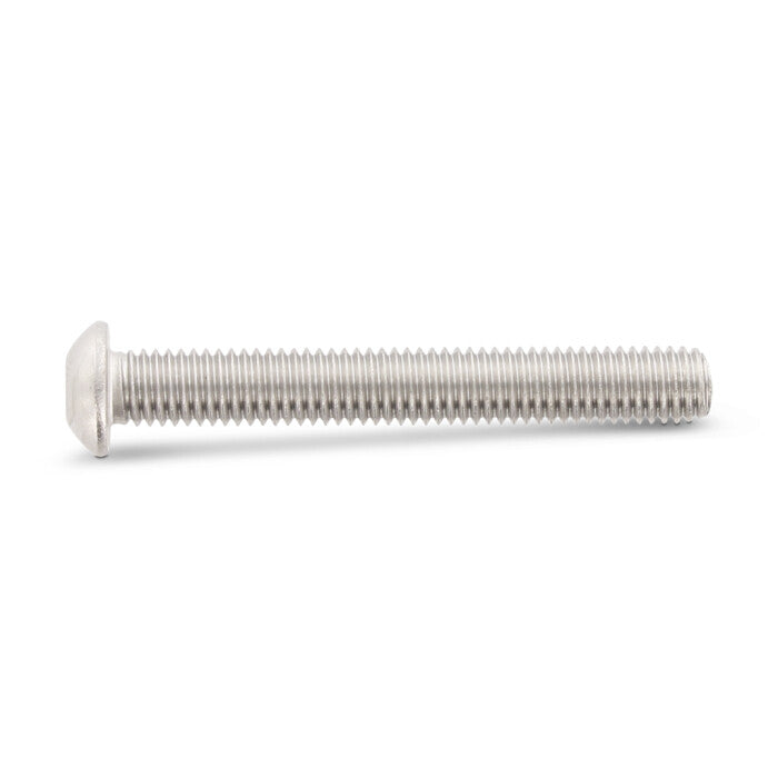 ISO 7380 - Surub cap bombat cu hexagon imbus - M6 x 80/80 mm - 100 buc.