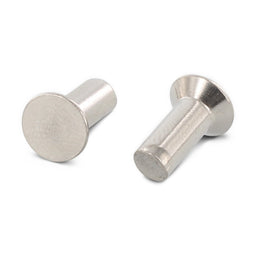 Nit cu cap plat DIN 661 ISO 1051 C otel inoxidabil A2