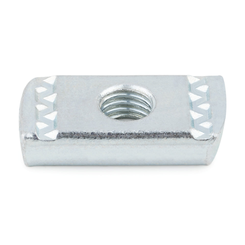 100x Piulita dreptunghiulara din otel zincat pentru profil aluminiu 41x41 sau 41x21