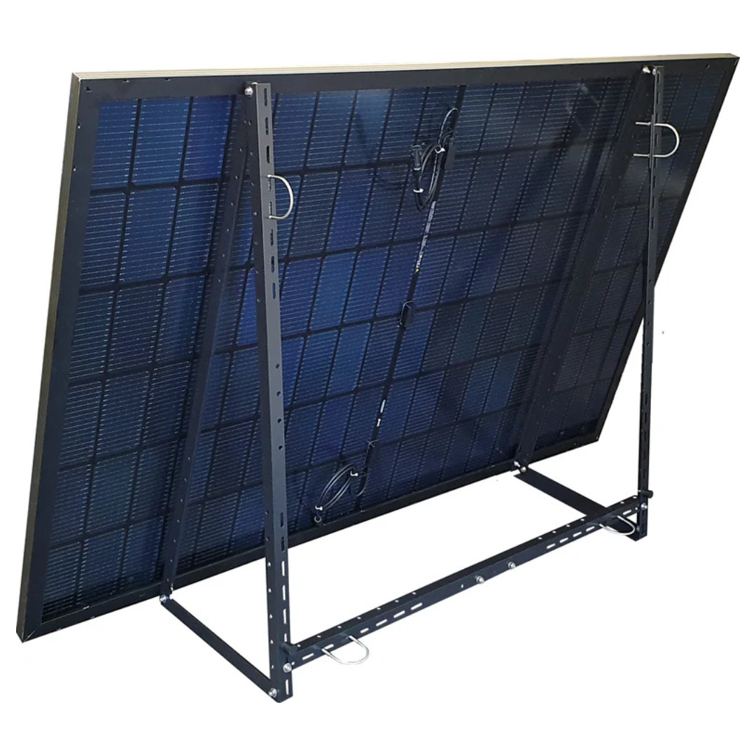 Sistem 2x Panouri Fotovoltaice Bifaciale pentru Balcon 840W