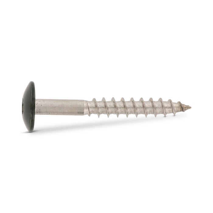 Surub lemn dulgherie cap stea colorat - 5,5 x 38 mm - RAL 6009 - 100 buc. - Admira Distribution