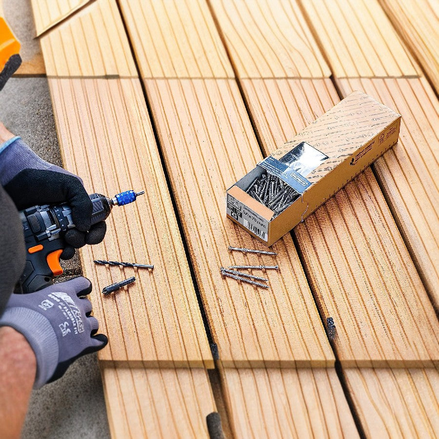 100x Șurub pentru lemn terasă sau deck 5x40 50 60 70 80 mm