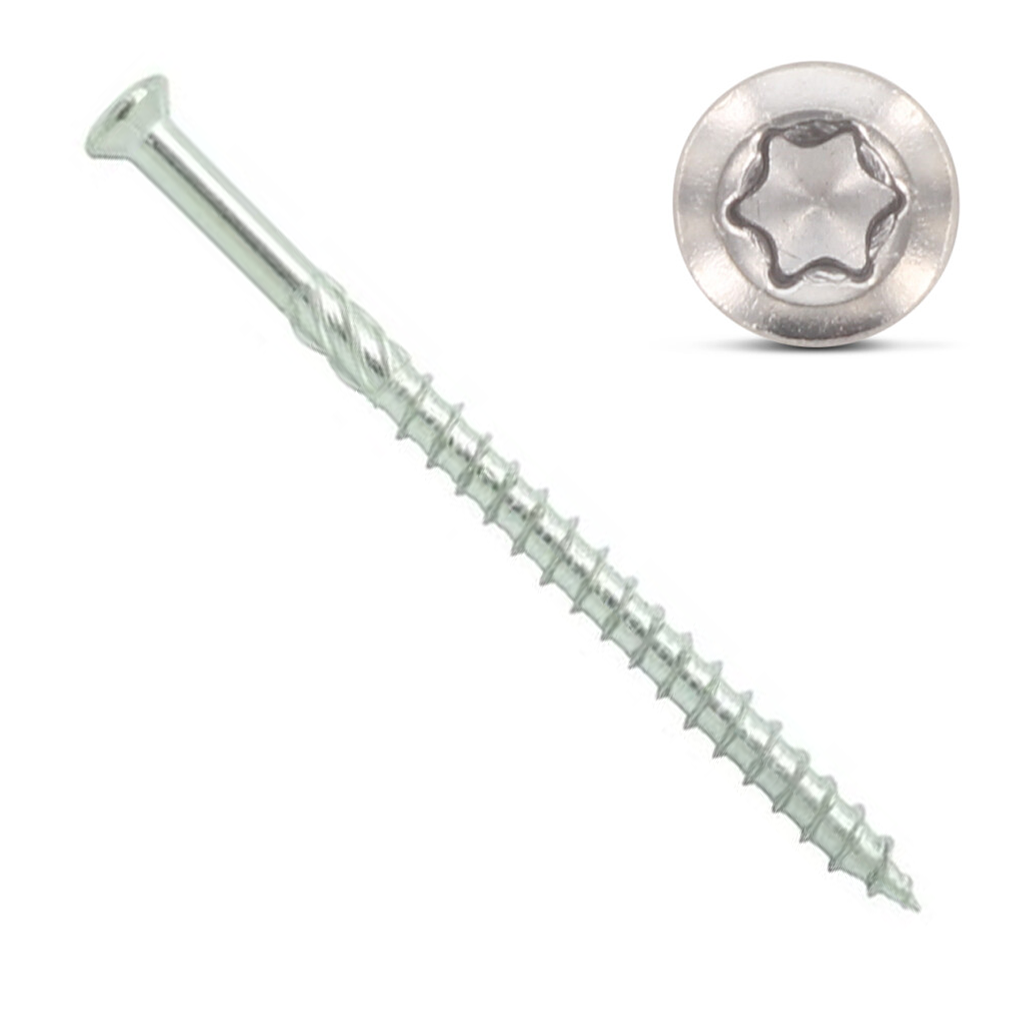 100x Șurub pentru lemn terasă sau deck 5x40 50 60 70 80 mm