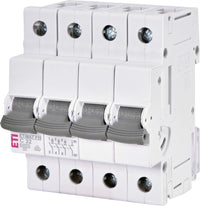 Întrerupător automat ETIMAT P10 3p+N C32, disjunctor trifazat 32A curba C, capacitate rupere 10kA, 4 module