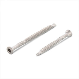 Surub lemn dulgherie terasa deck autoforant cap inecat cu nervuri - 4,5 x 60/36 TX 20 - 200 buc.