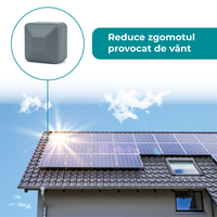 Capac plastic 40x40mm capăt profil panou solar fotovoltaic