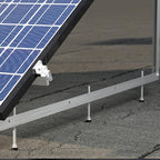 Șurub tip ancora V1 hanger bolt cu filet dublu M10 pentru prindere panou solar fotovoltaic pe acoperiș tablă