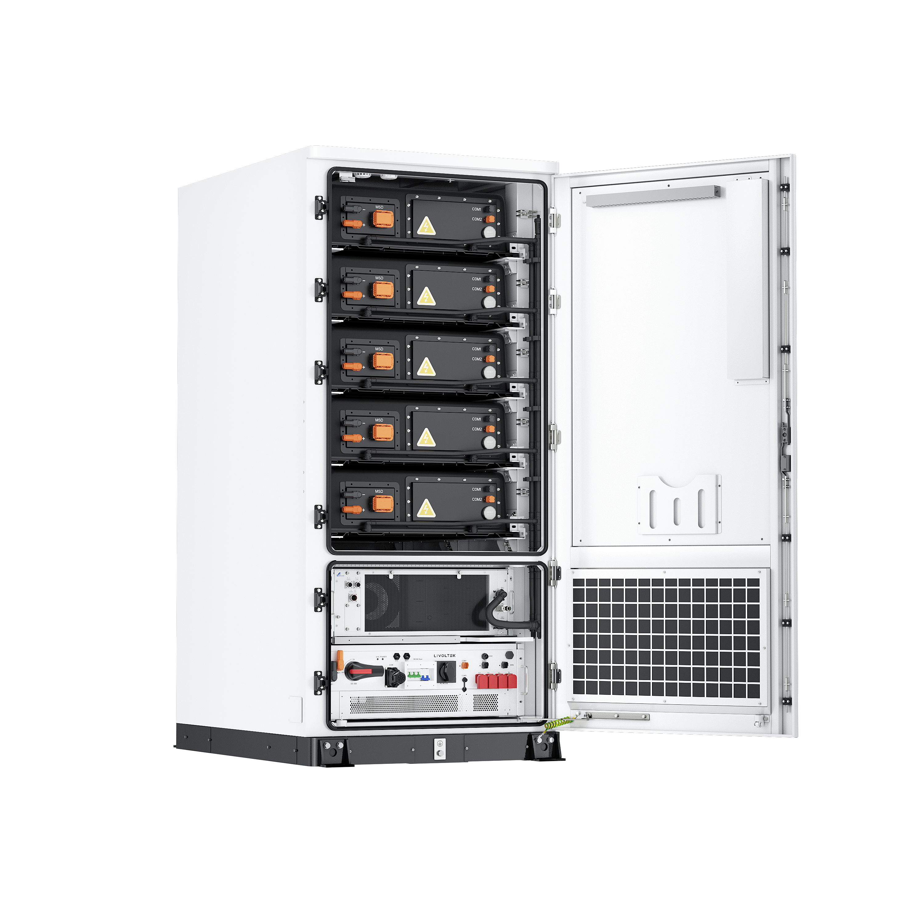 Sistem de stocare energie LIVOLTEK BES-P125X261E/U, 125 kW, 261,2 kWh, baterii LFP, On-Grid/Off-Grid