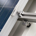 Șurub tip ancora V1 hanger bolt cu filet dublu M10 pentru prindere panou solar fotovoltaic pe acoperiș tablă