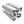 Profil IM 40x40mm(8), Aluminiu Anodizat, 3000mm