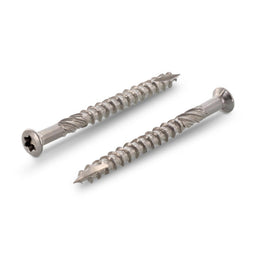 Surub lemn dulgherie terasa deck cap inecat cu nervuri si varf T-Drill - 5,0 x 60/39 TX 25 - 100 buc.
