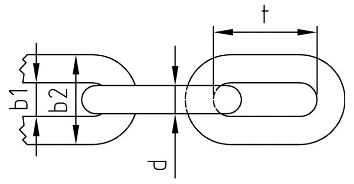 Lant de ridicare zale scurte - 4  x  16 mm - 50 buc.