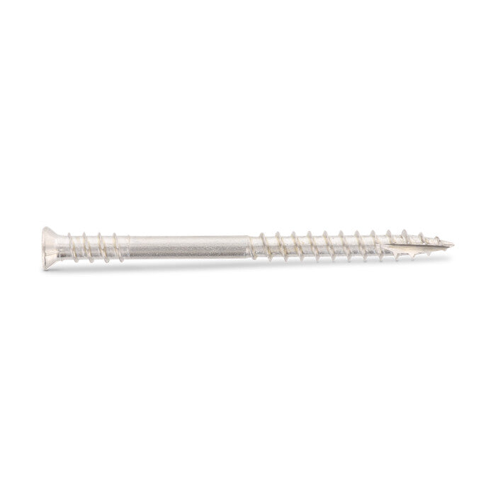 Surub lemn dulgherie terasa deck cap inecat cu nervuri TBS-Drill - 5,3 x 100 TX 20 - 100 buc.