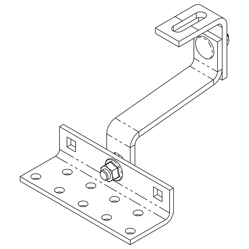 Carlig Acoperis K2 SolidHook Vario 2 PAN H≤57/≤137 30x6