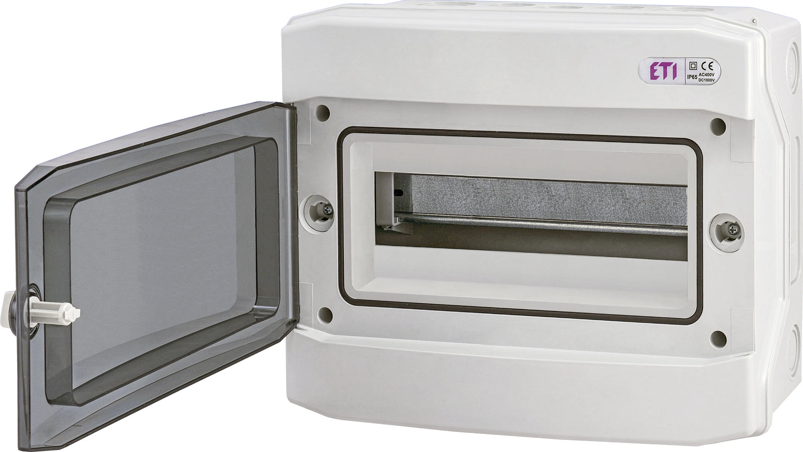 Cutie de distribuție aplicată ETI ECH-12PT, 12 module, IP65, montaj aparent