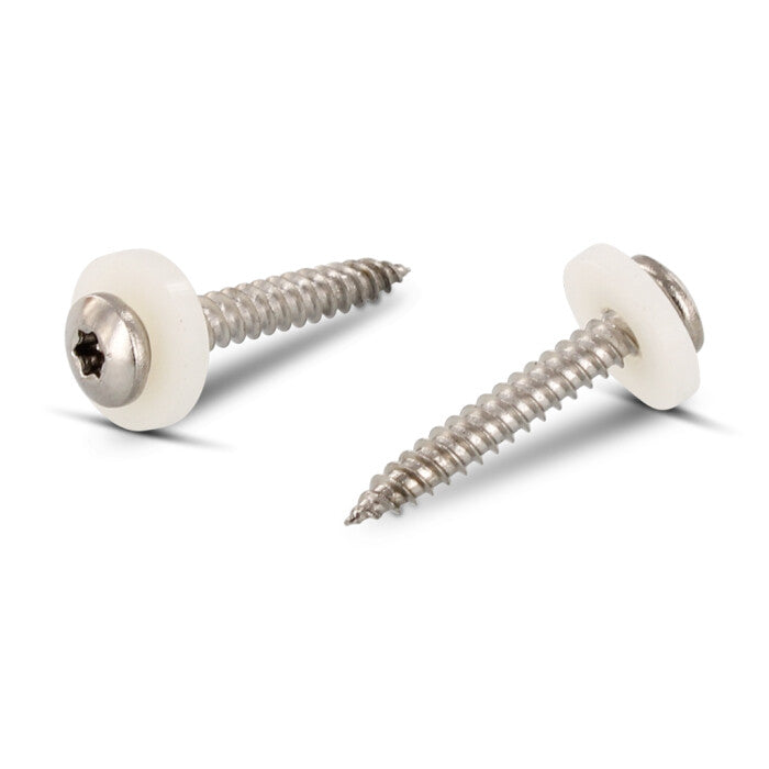 Surub pentru glaf cu saiba poliamida, filet pas mic - C 3,9 x 19 TX 15 mm - 200 buc.