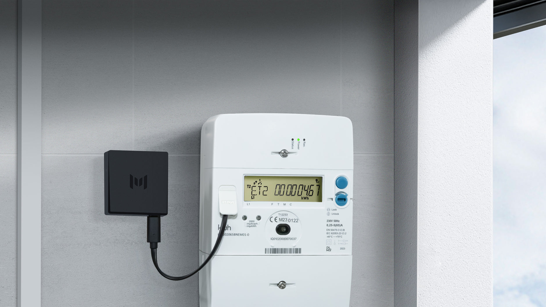 Smart Meter Marstek CT003 cu Conexiune P1 și IR
