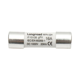 Siguranță fuzibilă 10x38 mm 20A 1000V DC Longroad