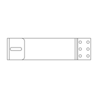 Carlig Acoperis K2 SolidHook FLA H33/119 75x4
