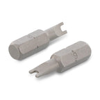 Bit siguranta pentru surub cu 2 gauri - 1/4" x 25 SP10