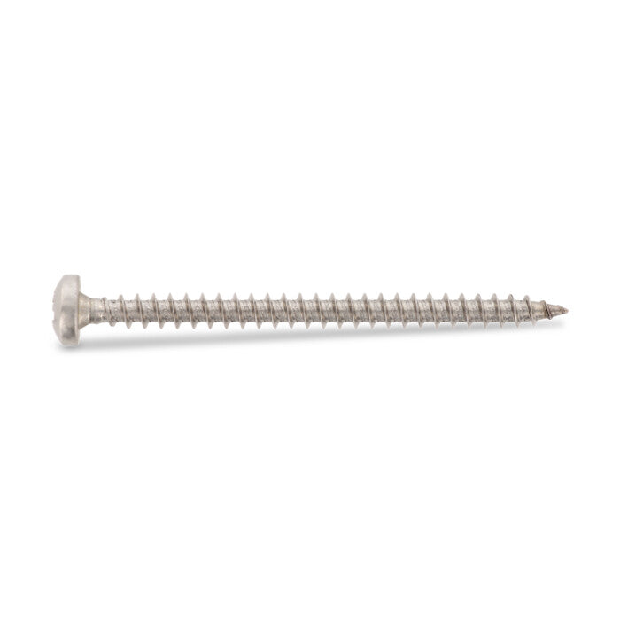 Surub lemn dulgherie cap bombat cruce filet complet - 4,0 x 12 mm - 500 buc.