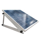 Set 2 Triunghiuri reglabile 1140x545 mm 0°-90° pentru panou fotovoltaic, cu unghi reglabil, aluminiu