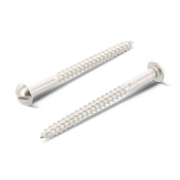 DIN 96 - Surub lemn dulgherie cap bombat crestat filet partial - 4,0 x 50 mm - 200 buc.