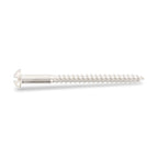 DIN 96 - Surub lemn dulgherie cap bombat crestat filet partial