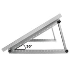 Set 2 Triunghiuri reglabile 1140x545 mm 0°-90° pentru panou fotovoltaic, cu unghi reglabil, aluminiu