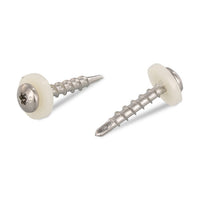 Surub pentru glaf cu saiba poliamida, filet pas mare, varf autofiletant - C 3,9 x 25 TX 15 - 200 buc.