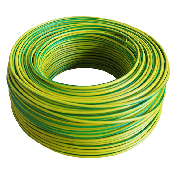 Cablu impamantare 10 mm din cupru galben/verde