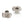Piulita cu gheare fixare in lemn - M8 x 11 mm - 100 buc.