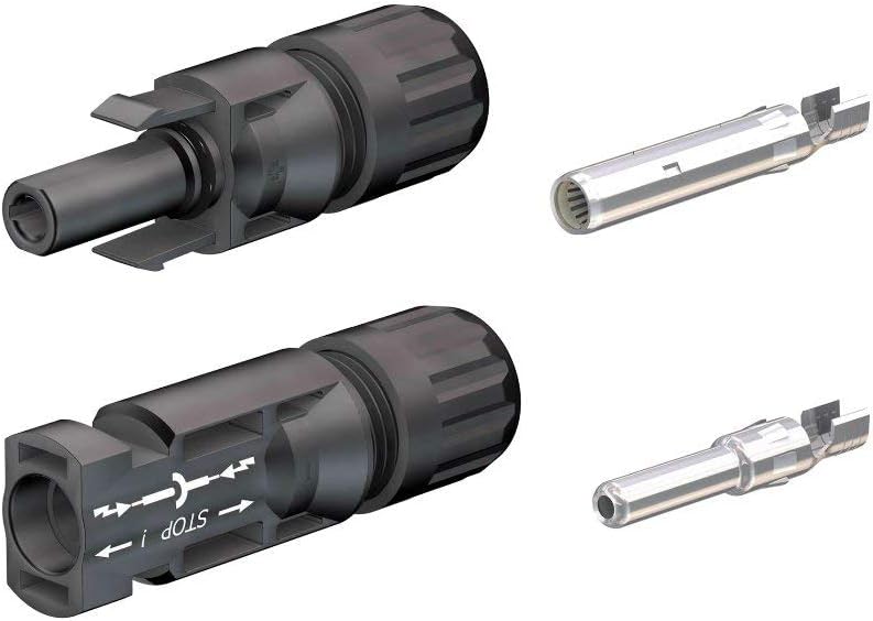 Conector cablu solar Stäubli Original Multicontact MC4 1000V M+F