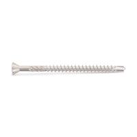 Surub lemn dulgherie terasa deck autoforant cap inecat cu nervuri - 4,5 x 70/42 TX 20 - 200 buc.