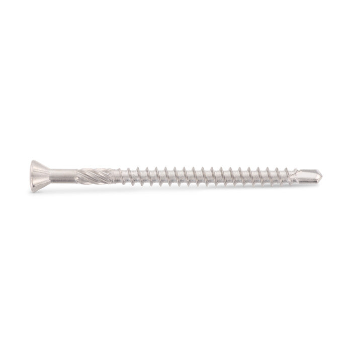 Surub lemn dulgherie terasa deck autoforant cap inecat cu nervuri - 4,0 x 30/18 TX 15 - 200 buc.