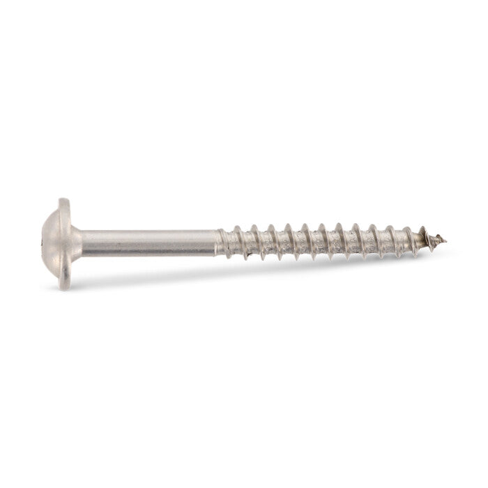 Surub lemn dulgherie cap plat saiba filet partial - 8,0 x 100/80 TX 40 - 100 buc.