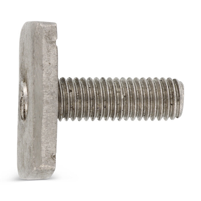 Surub cap T ciocan pentru profil 41/41 sau 41/21 crestat vertical - M10 x 30 mm - 100 buc.