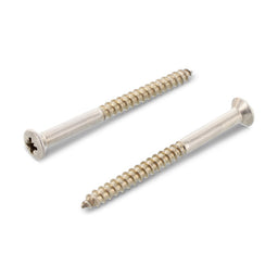 DIN 7995 - Surub lemn dulgherie cap inecat ridicat cruce filet partial - 5,0 x 90 Z mm - 100 buc.