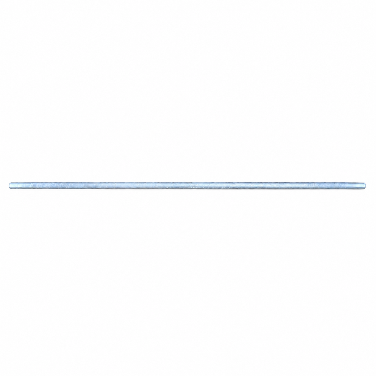 Bară tubulară 1200 mm, Ø20 × 2 mm, oțel S355, HDG — imagine pe fundal alb