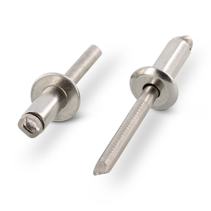 ISO 15983 - Nituri pop cu cap plat si tija canelata - 6 x 18 mm - 250 buc.