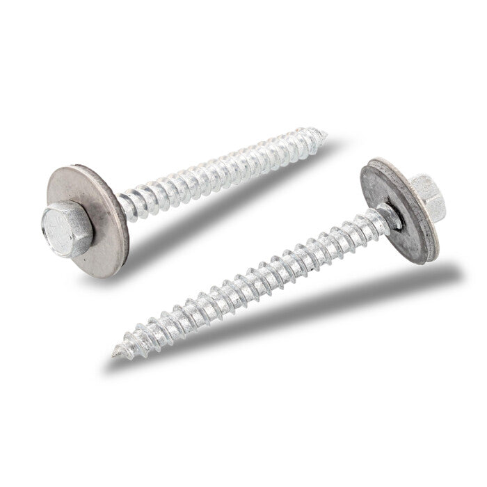 Surub pentru fatada cu varf ascutit si saiba EPDM 22 mm - A 6,5 x 19 mm - 500 buc.