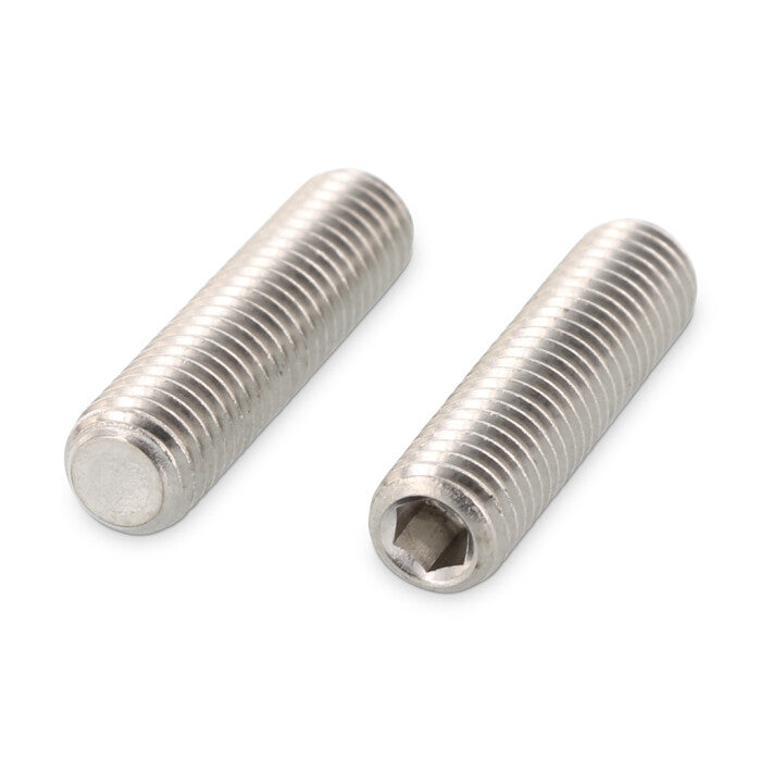 Stift filetat cu locas hexagonal imbus DIN 913 ISO 4026, varf plat