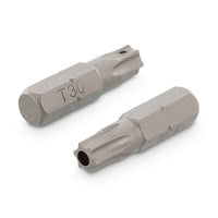 Bit siguranta pentru surub cap stea - 1/4" x 25 TX - PIN 25 mm