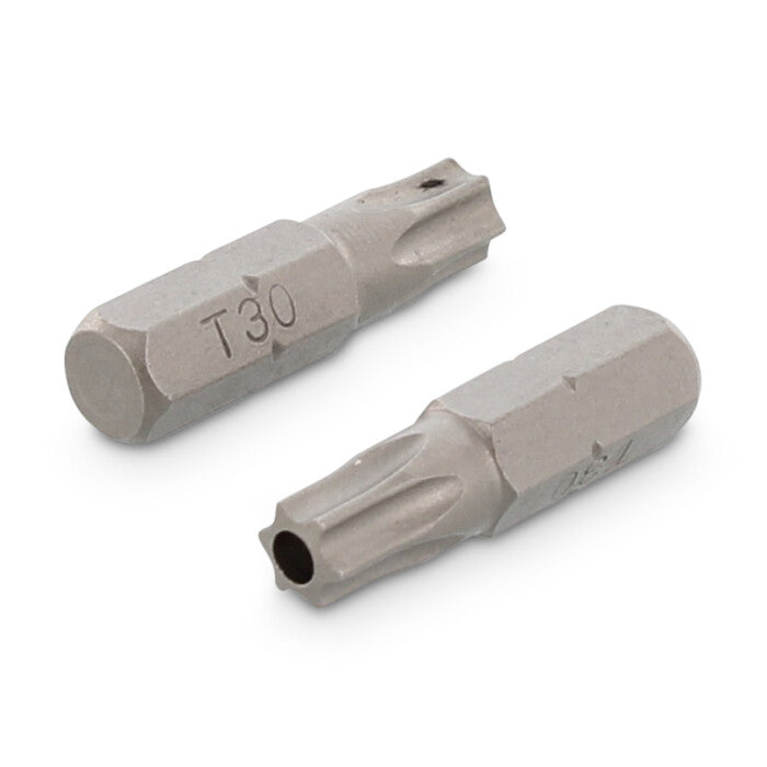 Bit siguranta pentru surub cap stea - 1/4" x 25 TX - PIN 25 mm